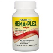 Заказать Nature's Plus Hema-Plex Iron 60 мяг. капс