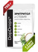 Заказать DopDrops Эритритол 3 к 1 и стевия 750 гр
