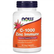 Заказать NOW С-1000 Zinc Immune 90 капс N